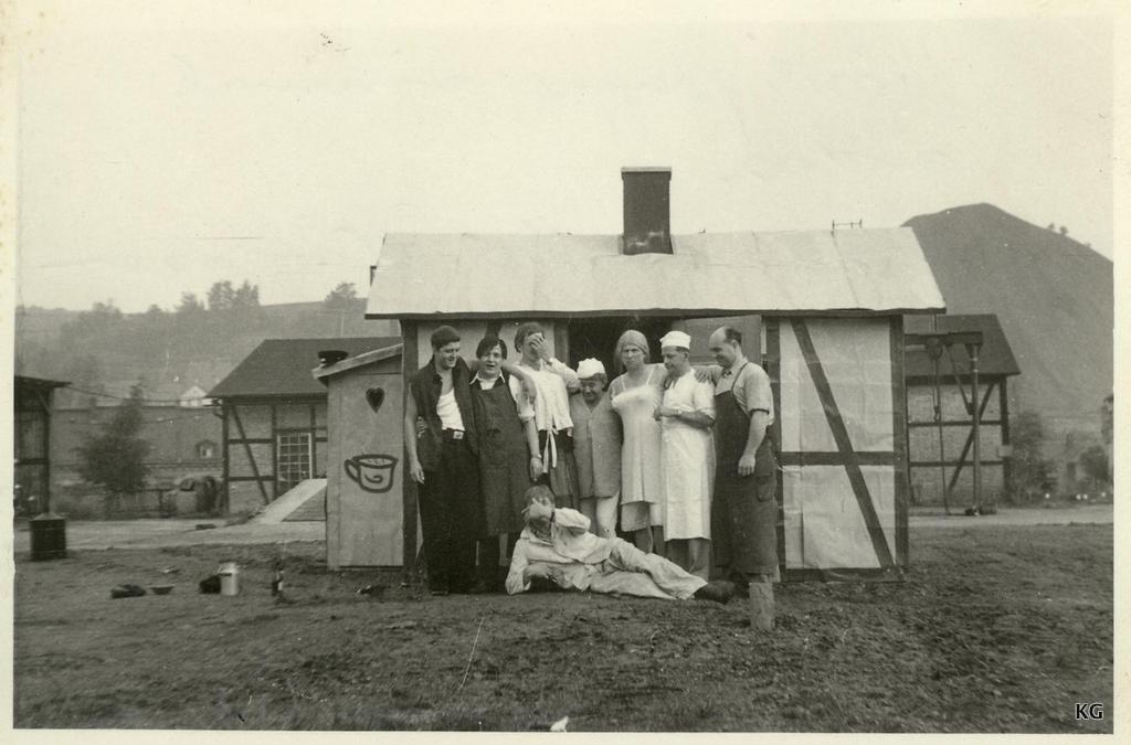 feuerwehrfest 100 jahre auf dem gelände des weißen hirsch 1966